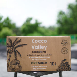 cocco valley premium holzkohlebriketts 10kg